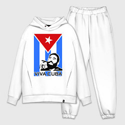 Мужской костюм оверсайз Fidel: Viva, Cuba!, цвет: белый