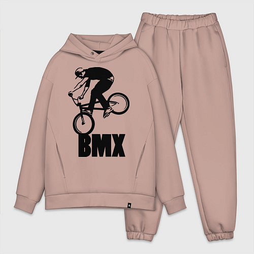 Мужской костюм оверсайз BMX 3 / Пыльно-розовый – фото 1