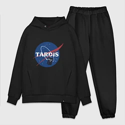 Мужской костюм оверсайз Tardis NASA, цвет: черный