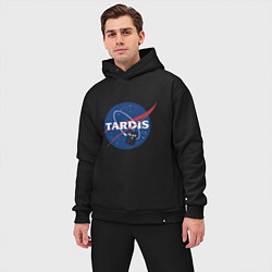 Мужской костюм оверсайз Tardis NASA, цвет: черный — фото 2