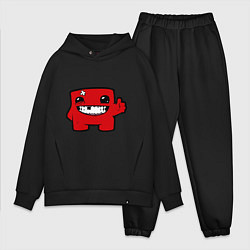 Мужской костюм оверсайз Super Meat Boy, цвет: черный