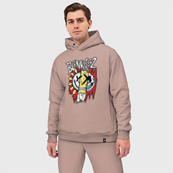 Мужской костюм оверсайз Blink-182: Mixed Up, цвет: пыльно-розовый — фото 2