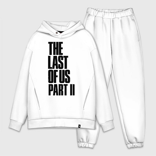 Мужской костюм оверсайз The Last of Us: Part II / Белый – фото 1