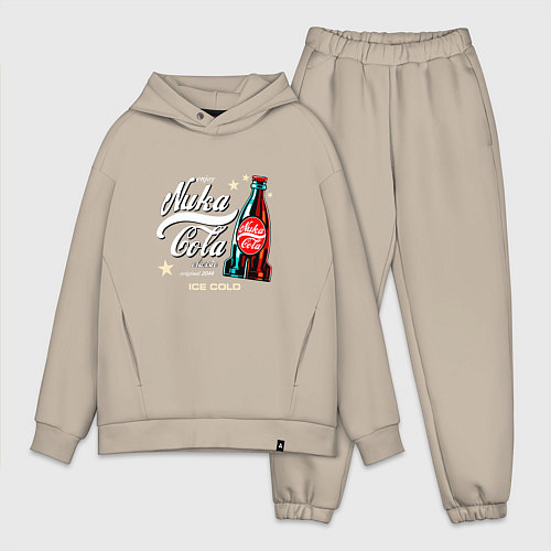 Мужской костюм оверсайз Nuka-Cola Enjoy / Миндальный – фото 1
