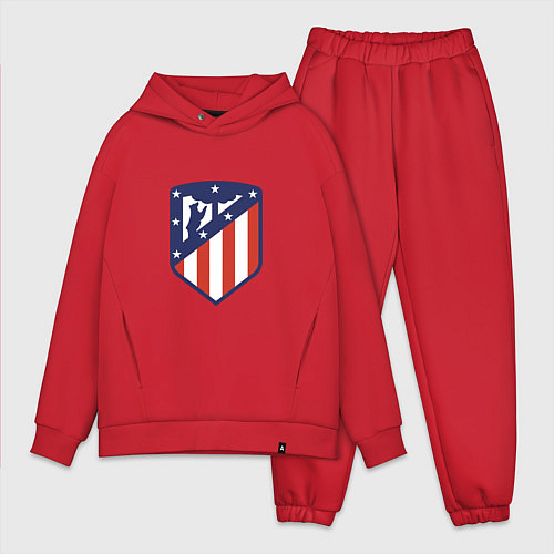 Мужской костюм оверсайз Atletico Madrid / Красный – фото 1