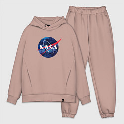 Мужской костюм оверсайз NASA: Cosmic Logo