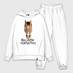 Мужской костюм оверсайз BoJack Horseman, цвет: белый