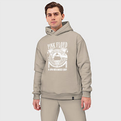 Мужской костюм оверсайз Pink Floyd, цвет: миндальный — фото 2