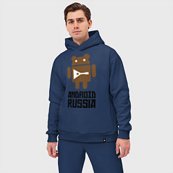 Мужской костюм оверсайз Android Russia, цвет: тёмно-синий — фото 2