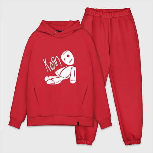 Мужской костюм оверсайз Korn Toy / Красный – фото 1