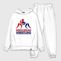 Мужской костюм оверсайз Greco-roman wrestling, цвет: белый