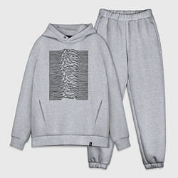 Мужской костюм оверсайз Unknown Pleasures, цвет: меланж