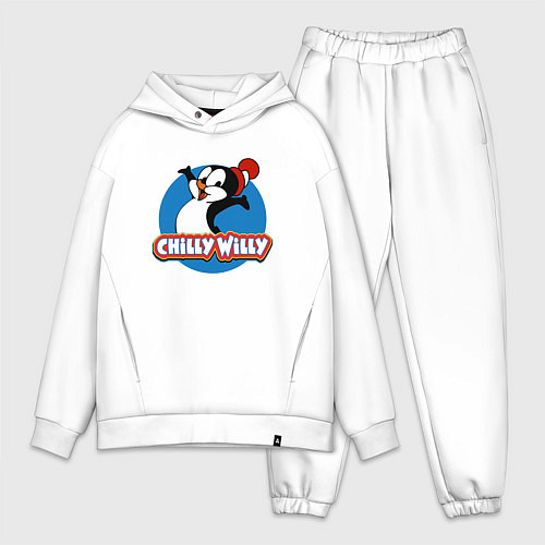 Мужской костюм оверсайз Chilly Willy / Белый – фото 1