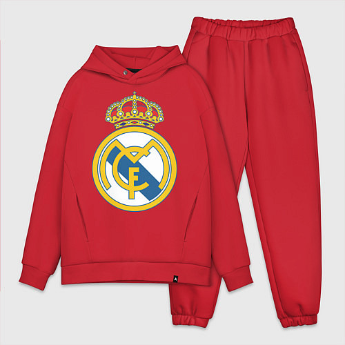Мужской костюм оверсайз Real Madrid FC / Красный – фото 1