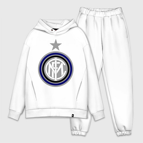 Мужской костюм оверсайз Inter FC / Белый – фото 1
