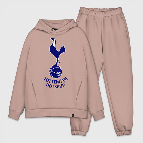 Мужской костюм оверсайз Tottenham FC / Пыльно-розовый – фото 1