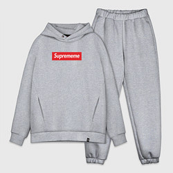 Мужской костюм оверсайз Suprememe, цвет: меланж