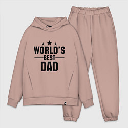 Мужской костюм оверсайз Worlds best DADDY