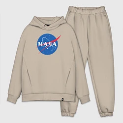 Мужской костюм оверсайз NASA: Masa, цвет: миндальный