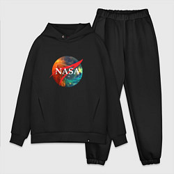 Мужской костюм оверсайз NASA: Nebula, цвет: черный