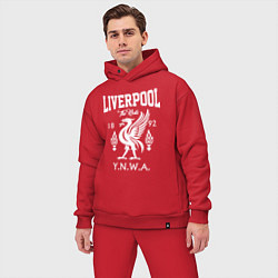 Мужской костюм оверсайз Liverpool YNWA, цвет: красный — фото 2