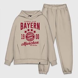 Мужской костюм оверсайз Bayern Munchen 1900, цвет: миндальный