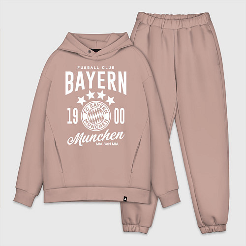 Мужской костюм оверсайз Bayern Munchen 1900 / Пыльно-розовый – фото 1