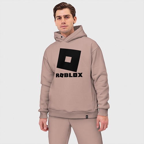 Мужской костюм оверсайз ROBLOX / Пыльно-розовый – фото 3