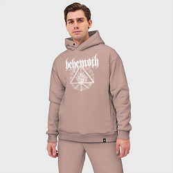 Мужской костюм оверсайз Behemoth, цвет: пыльно-розовый — фото 2