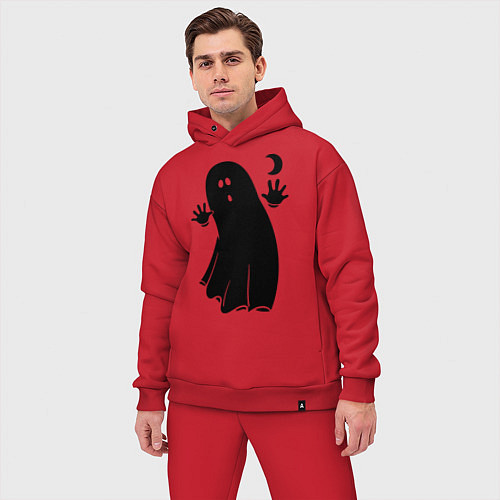 Мужской костюм оверсайз Приведение / Красный – фото 3