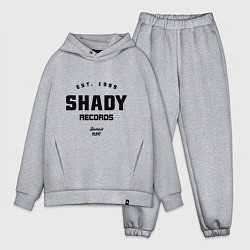 Мужской костюм оверсайз Shady records, цвет: меланж