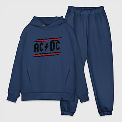 Мужской костюм оверсайз AC/DC Voltage, цвет: тёмно-синий
