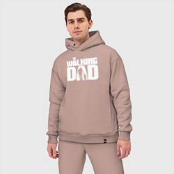 Мужской костюм оверсайз The walking dad, цвет: пыльно-розовый — фото 2