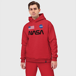 Мужской костюм оверсайз NASA НАСА, цвет: красный — фото 2