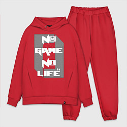 Мужской костюм оверсайз No Game No Life Zero, цвет: красный