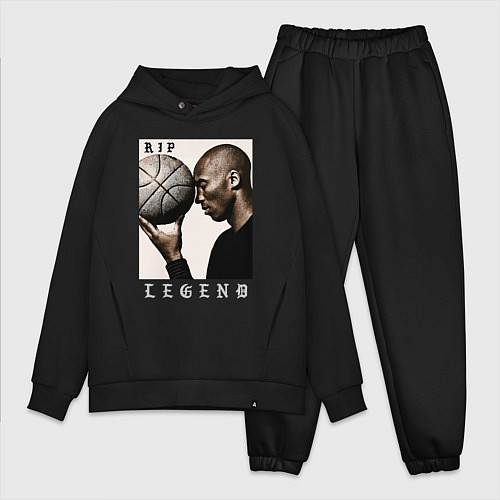 Мужской костюм оверсайз Kobe - RIP Legend / Черный – фото 1