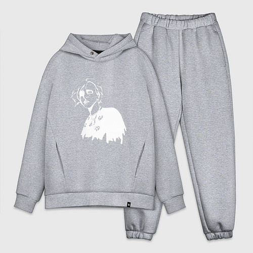 Мужской костюм оверсайз PYROKINESIS / Меланж – фото 1