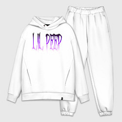 Мужской костюм оверсайз Lil peep, цвет: белый