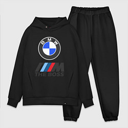 Мужской костюм оверсайз BMW BOSS, цвет: черный