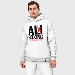 Мужской костюм оверсайз Muhammad Ali, цвет: белый — фото 2