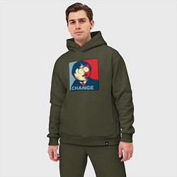 Мужской костюм оверсайз South Park Кенни, цвет: хаки — фото 2