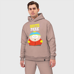 Мужской костюм оверсайз SOUTH PARK, цвет: пыльно-розовый — фото 2