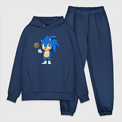 Мужской костюм оверсайз Baby Sonic, цвет: тёмно-синий