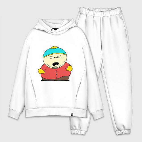 Мужской костюм оверсайз South Park, Эрик Картман / Белый – фото 1