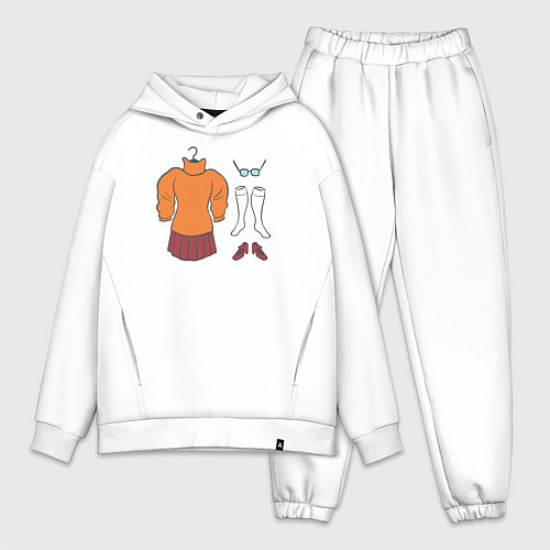 Мужской костюм оверсайз Velma / Белый – фото 1