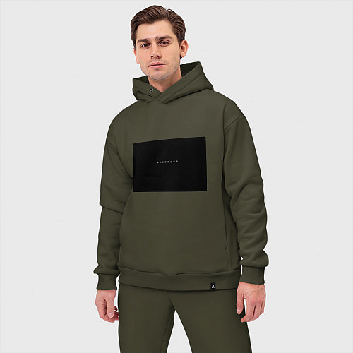 Мужской костюм оверсайз Изоляция / Хаки – фото 3