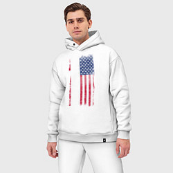 Мужской костюм оверсайз New York, цвет: белый — фото 2