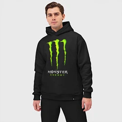 Мужской костюм оверсайз MONSTER ENERGY, цвет: черный — фото 2