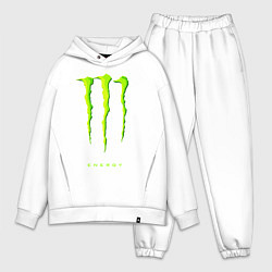 Мужской костюм оверсайз MONSTER ENERGY, цвет: белый