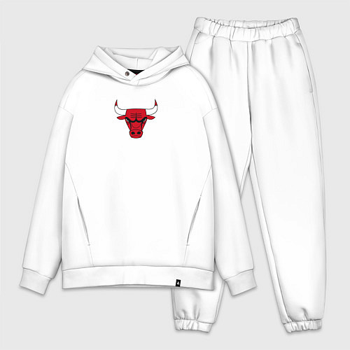 Мужской костюм оверсайз CHICAGO BULLS / Белый – фото 1